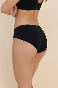 Zivame Regular Rise Full Coverage Hipster Panty - Black Beauty — thumbnail 3